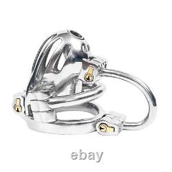 High-end Custom Male 3D Printed Stainless Steel Chastity Cage with 5 Locks Cage