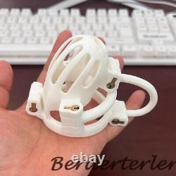 High-end Custom Male 3D Printed Stainless Steel Chastity Cage with 5 Locks Cage