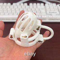 High-end Custom Male 3D Printed Stainless Steel Chastity Cage with 5 Locks Cage