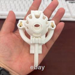 High-end Custom Male 3D Printed Stainless Steel Chastity Cage with 5 Locks Cage