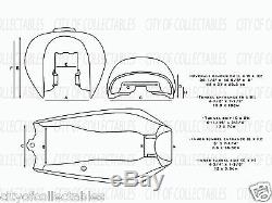 Honda Gas Fuel Tank Bare Metal Cafe Racer Scrambler Brat Cg Cg125 Cb100 Cb125 Cb