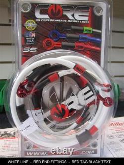 Honda Grom Brake Lines 2014 2015 Front & Rear Custom Stainless Steel Braided Kit