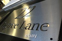 House Sign Stainless Steel Laser Cut Custom made Personalised Mailbox