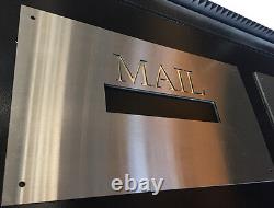 House Sign Stainless Steel Laser Cut Custom made Personalised Mailbox