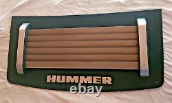 Hummer H3 Hood Vent Stainless Steel, Black & Machined, Custom Made, Heavy Duty