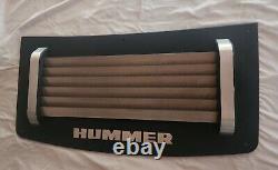 Hummer H3 Hood Vent Stainless Steel, Black & Machined, Custom Made, Heavy Duty