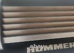 Hummer H3 Hood Vent Stainless Steel, Black & Machined, Custom Made, Heavy Duty