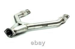 ISR Performance Stainless Steel Exhaust Y Pipe Kit Z34 370z V37 G37 Q60 RWD New