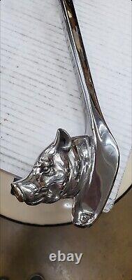 Image Stainless Steel Pig/Hog Kickstand For Harley's & some Custom Bikes