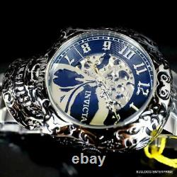 Invicta Artist Skull Automatic Skeletonized Stainless Steel 50mm Watch New