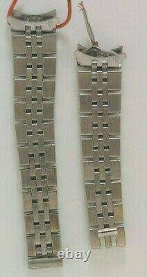 Italian custom bracelet, Stainless steel Submariner & Datejust, Center diamonds