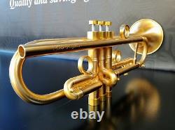 JP by Taylor Satin Gold Custom Bb Trumpet- Professional (Heavy Weight)