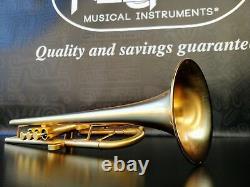 JP by Taylor Satin Gold Custom Bb Trumpet- Professional (Heavy Weight)