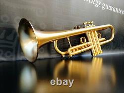 JP by Taylor Satin Gold Custom Bb Trumpet- Professional (Heavy Weight)