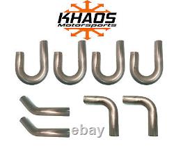 Khaos Motorsports 304 Stainless Steel Custom Header Kit Header Repair 1.75 OD
