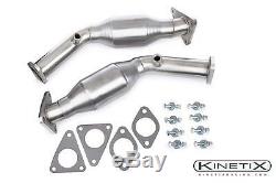 Kinetix Racing High Flow Catalytic Converters for 2008-2013 Infiniti G37 VQ37VHR