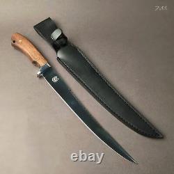 Kitchen Knife Sirloin, Stainless Steel, Custom, Hand Forge