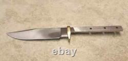 LOT OF 20 CUSTOM Knife Making Fixed Blade Blank Stainless Steel Hunter Blade 176