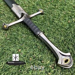 LOTR ANDURIL Medieval Knight Warrior's Lord of the Rings Sword CUSTOM ENGRAVED