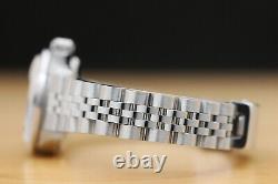 Ladies Rolex Datejust 18k White Gold Diamond Sapphire & Steel Watch White Dial