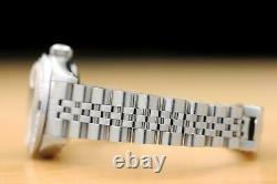 Ladies Rolex Datejust Factory Diamond Dial 18k White Gold Stainless Steel Watch