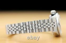 Ladies Rolex Datejust Factory Diamond Dial 18k White Gold Stainless Steel Watch