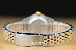 Ladies Rolex Datejust Two Tone 18k Yellow Gold Diamond & Steel Quickset Watch