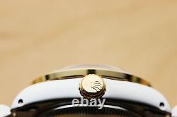 Ladies Rolex Datejust Two Tone 18k Yellow Gold Diamond & Steel Quickset Watch