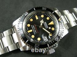 Latest Custom SEIKO SUB Red Auto Date NH35 Acrylic Water Proof Free Shipping