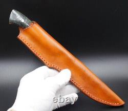 Lava Fillet USA Made Custom Knife AEB-L Stainless Steel Custom Lava Handle