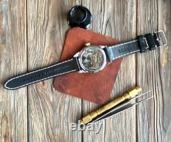 Longines Pocket Movement Marriage Watch STAINLESS STEEL CASE Militar Style WW2