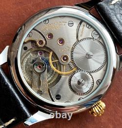 Longines Pocket Movement Marriage Watch STAINLESS STEEL CASE Militar Style WW2