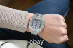 Luxury Watch, VVS Moissanite Wrist Watch Stainless Steel