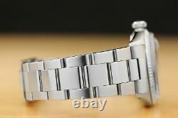 MENS ROLEX DATEJUST BLUE DIAMOND 18K WHITE GOLD/SS STEEL WATCH withOYSTER BAND