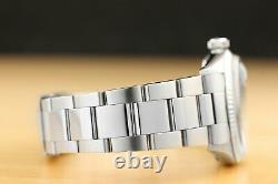 MENS ROLEX DATEJUST GRAY DIAMOND 18K WHITE GOLD/SS STEEL WATCH withOYSTER BAND