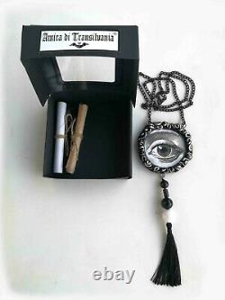 Magic talisman amulet pendant charm necklace italian design art piero fornasetti