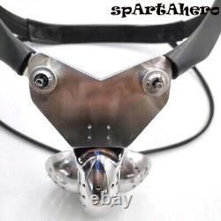 Male Stainless Steel Chastity Cage Outdoor Wear Chastity Belt Device Lock Cage