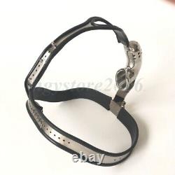 Male Stainless Steel Curved Chastity Belt Chastity CageT-type Panties BDSM Loyal