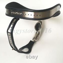 Male Stainless Steel Curved Chastity Belt Chastity CageT-type Panties BDSM Loyal