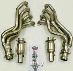 Maximizer Catted Exhaust Long Tube Header For 10-15 Chevy Camaro 6.2L LS3 V8