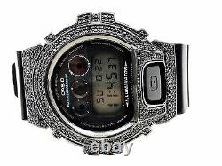 Men's New 3230 Authentic Real Casio G Shock+Custom Black Diamond Simulate Watch