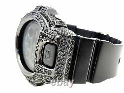 Men's New 3230 Authentic Real Casio G Shock+Custom Black Diamond Simulate Watch