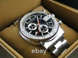 Mens 3.5 Ct Diamond 101G Gucci Ya101334 Chrono Watch