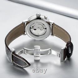 Mens Automatic Mechanical Watch Luxury Stainless Steel Waterproof Wristwatch New