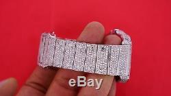 Mens Custom Cartier Santos 100 XL Watch with 22 Ct Diamonds Iced Out VIDEO DEAL