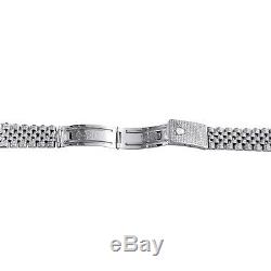 Mens Custom Diamond Jubilee Watch Band to Fit 36mm Rolex DateJust Case 5 CT
