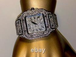 Mens Custom Fully Ice out Sport Iced Cz VVS Quality Stainless Steel Fully Bling