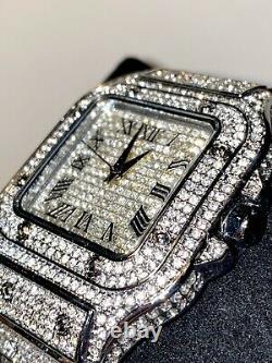 Mens Custom Fully Ice out Sport Iced Cz VVS Quality Stainless Steel Fully Bling