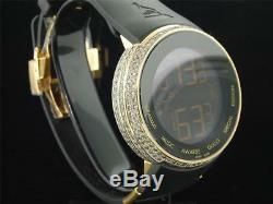 Mens Custom Limited Edition Grammy Gucci Diamond I-Gucci YA114215 Digital Watch