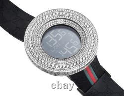Mens Custom White Stainless Steel Jojino/Joe Rodeo Lab Designer Diamond Watch
